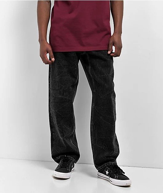 Ambush Embroidered Ninth Hall Black Denim Jeans Ambush Embroidered Ninth Hall Black Denim Jeans