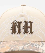 Ninth Hall A Frame Cross Natural & Camo Snapback Hat