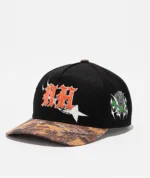 Ninth Hall A Frame Star Black & Camo Snapback Hat