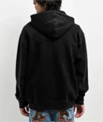 Ninth Hall Big Moves Black Wash Zip Up Hoodie
