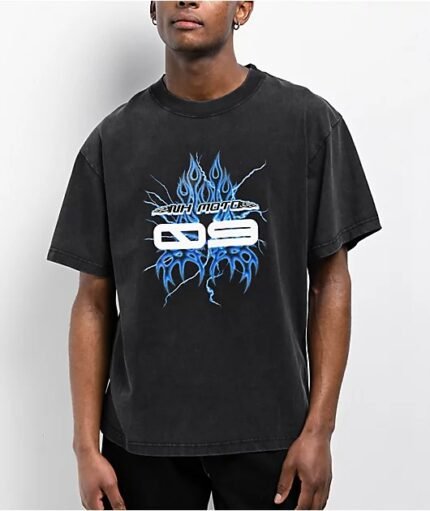 Ninth Hall Race Wash Streetwear T-Shirt