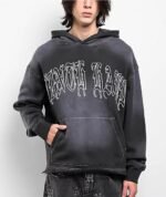 Ninth Hall Fein Hoodie Black Wash